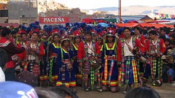 en el Carnaval de Oruro
