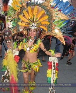 Tobas Quillacollo Santísima Trinidad, Bailarina